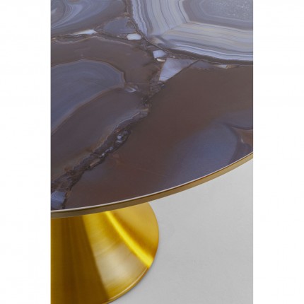 Table Grande Possibilita Ø120cm agate effect Kare Design