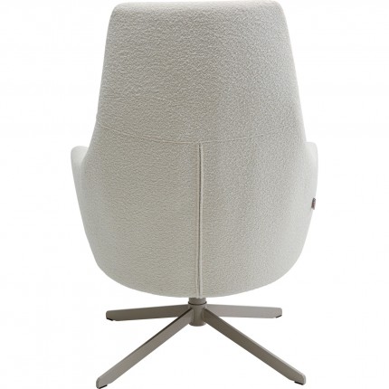 Draaifauteuil Mimi creme Kare Design