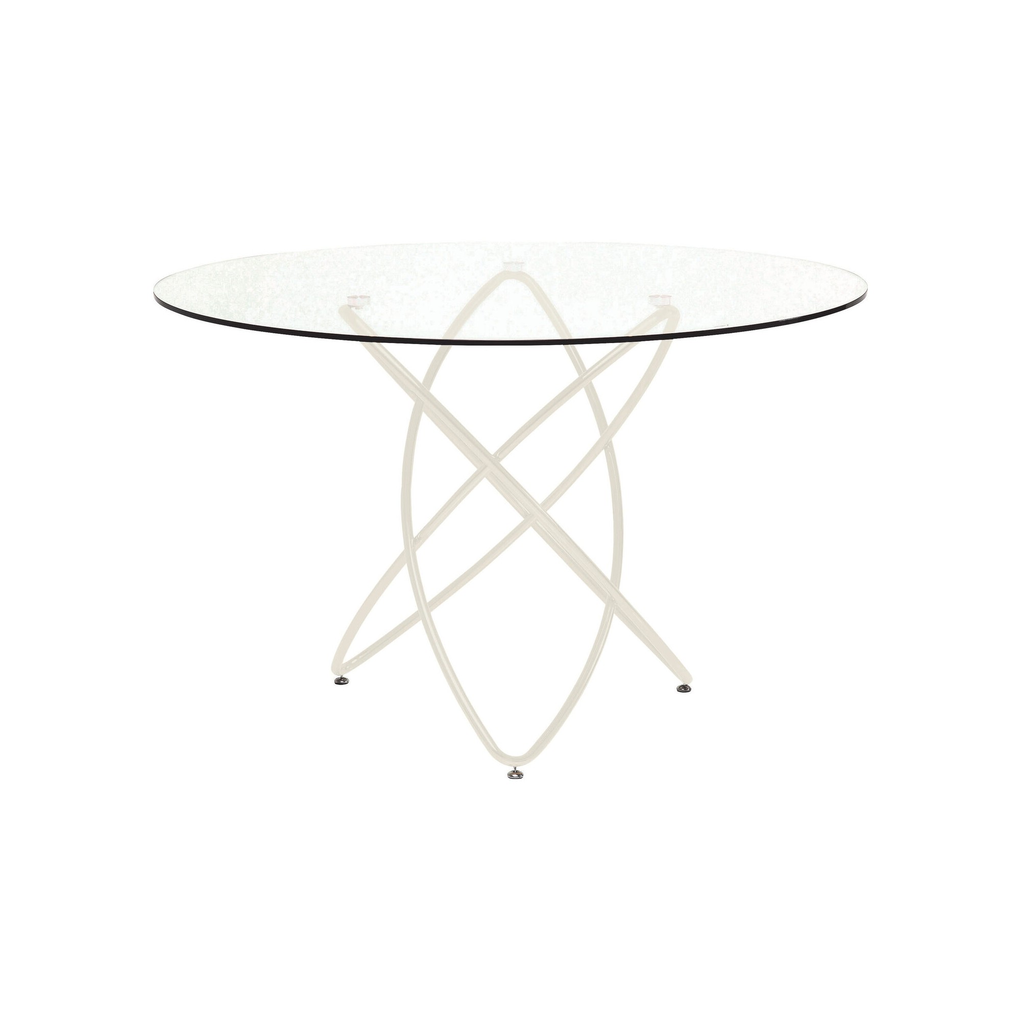 Eettafel Molekular Ø120cm beige Kare Design