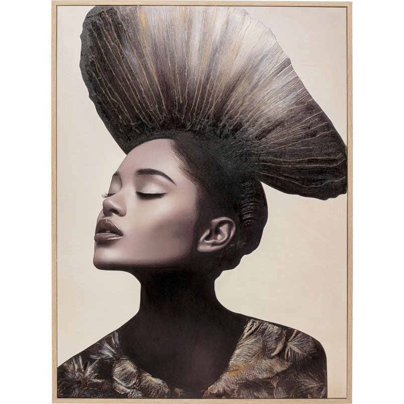 Framed Picture Aesthetic woman left 90x120cm Kare Design