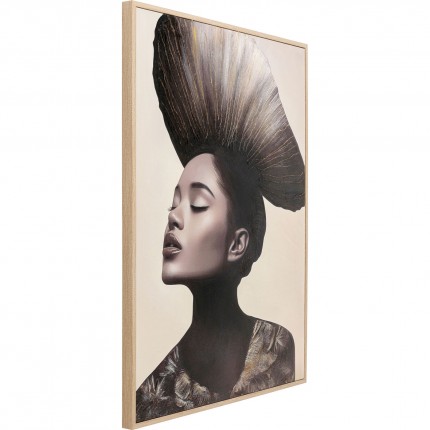 Schilderij vrouw aesthetic links 90x120cm Kare Design