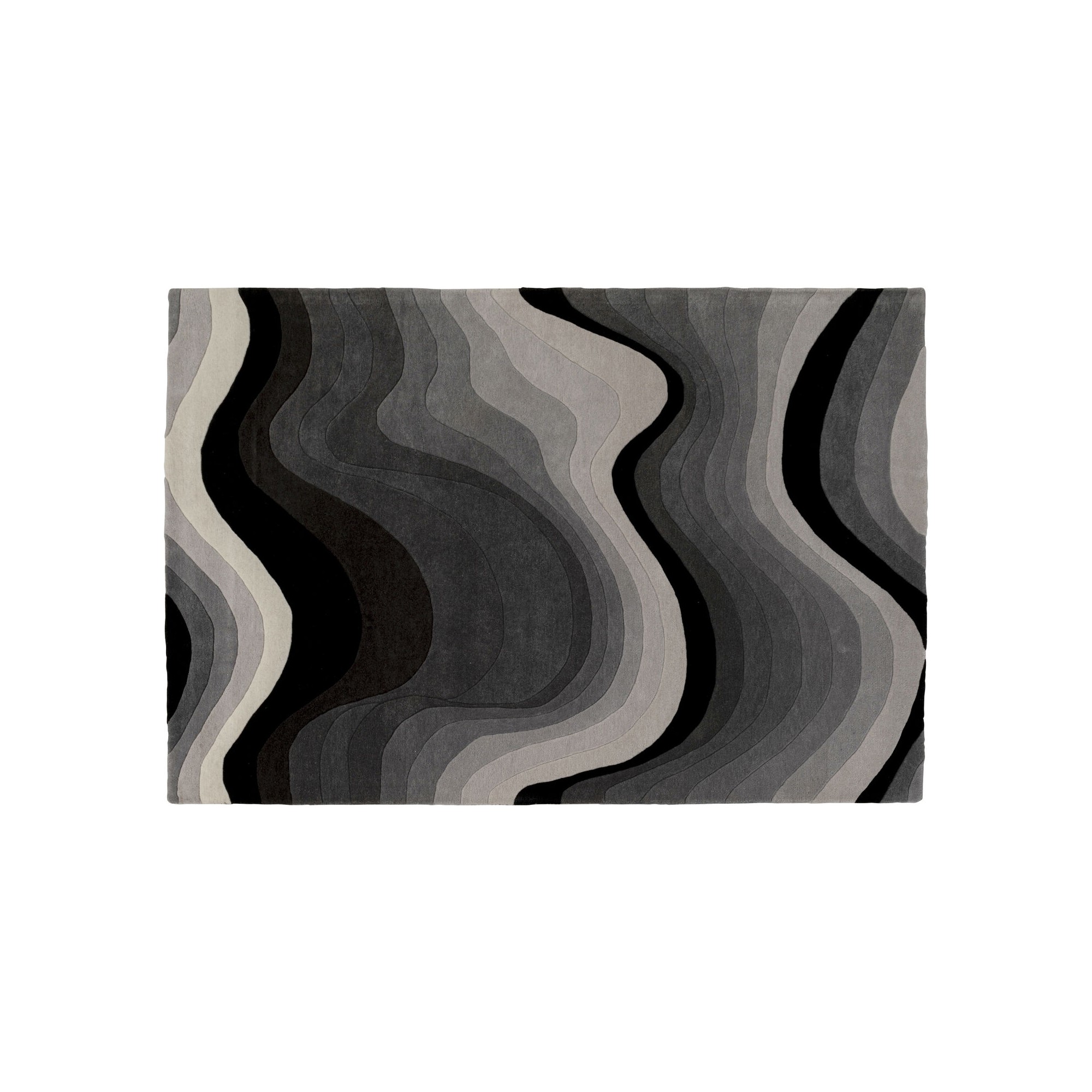 Vloerkleed Aura 240x170cm grijs Kare Design