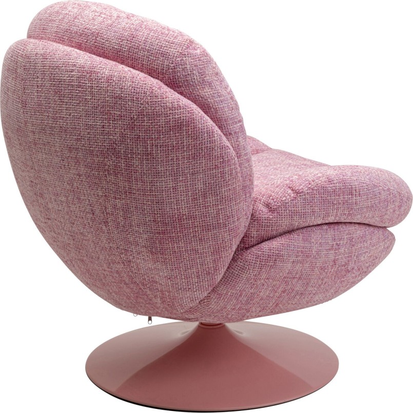 Fauteuil pivotant Cosy rosa