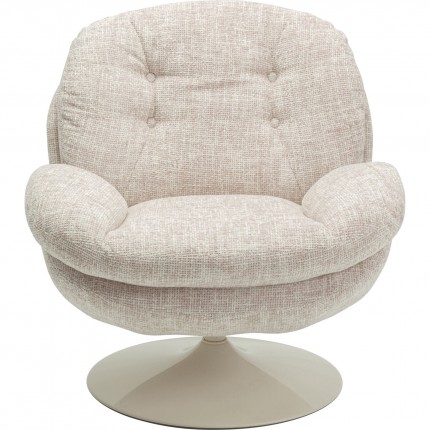 Draaifauteuil Cosy beige Kare Design
