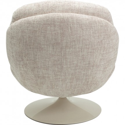 Draaifauteuil Cosy beige Kare Design