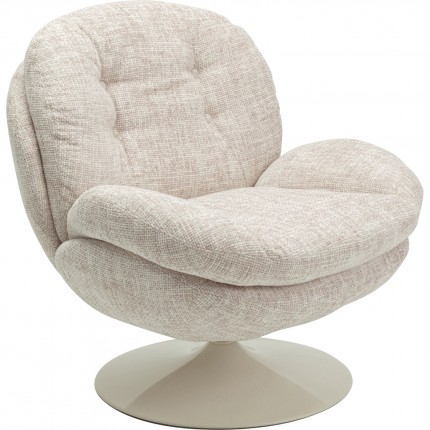 Draaifauteuil Cosy beige Kare Design