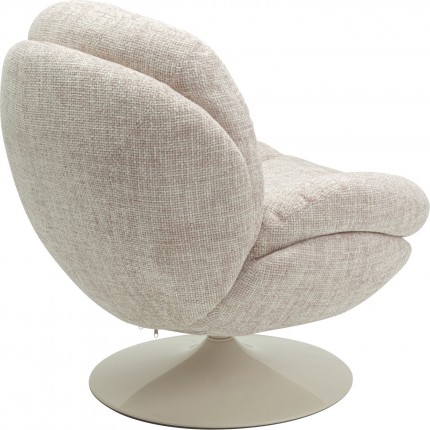 Draaifauteuil Cosy beige Kare Design