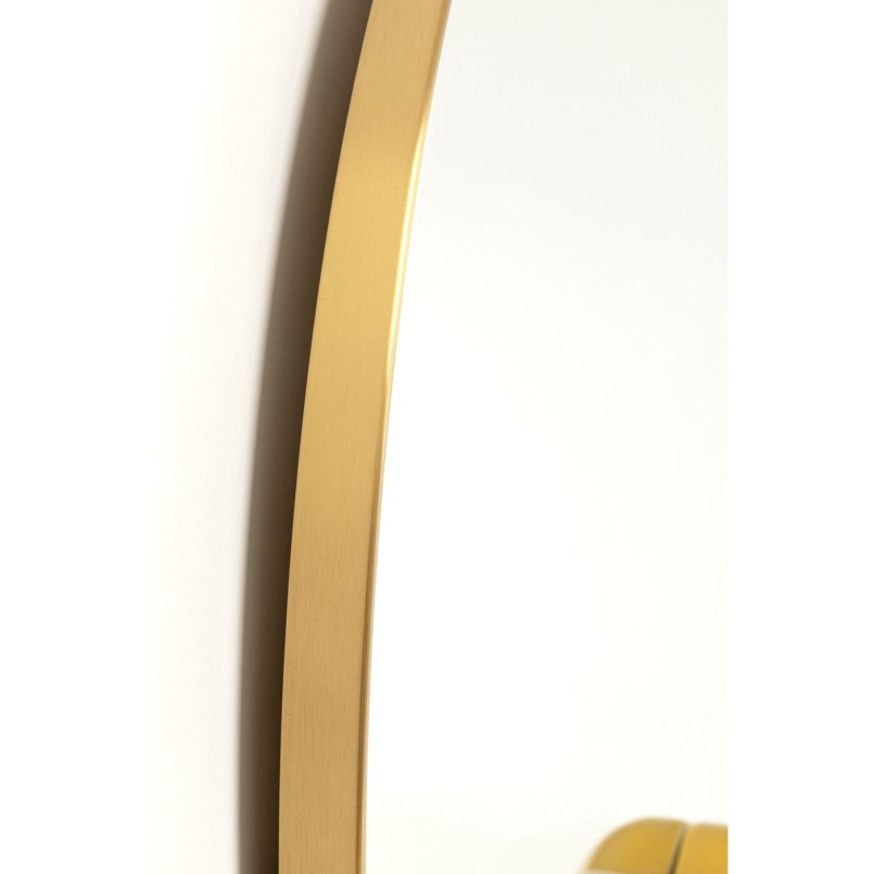 Spiegel goud lippen Ø100cm Kare Design