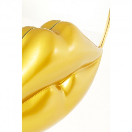 Spiegel goud lippen Ø100cm Kare Design
