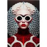 Wandfoto Vibe vrouw 80x120cm Kare Design