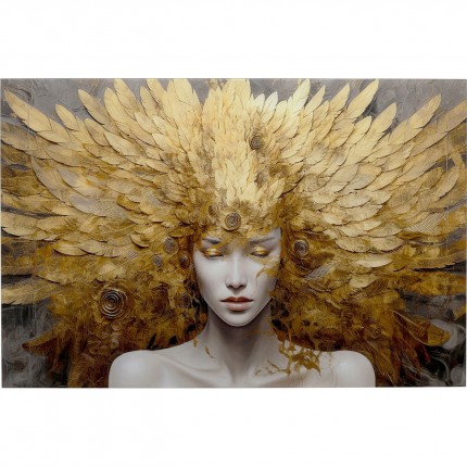 Wandfoto hemelse vrouw 120x80cm Kare Design