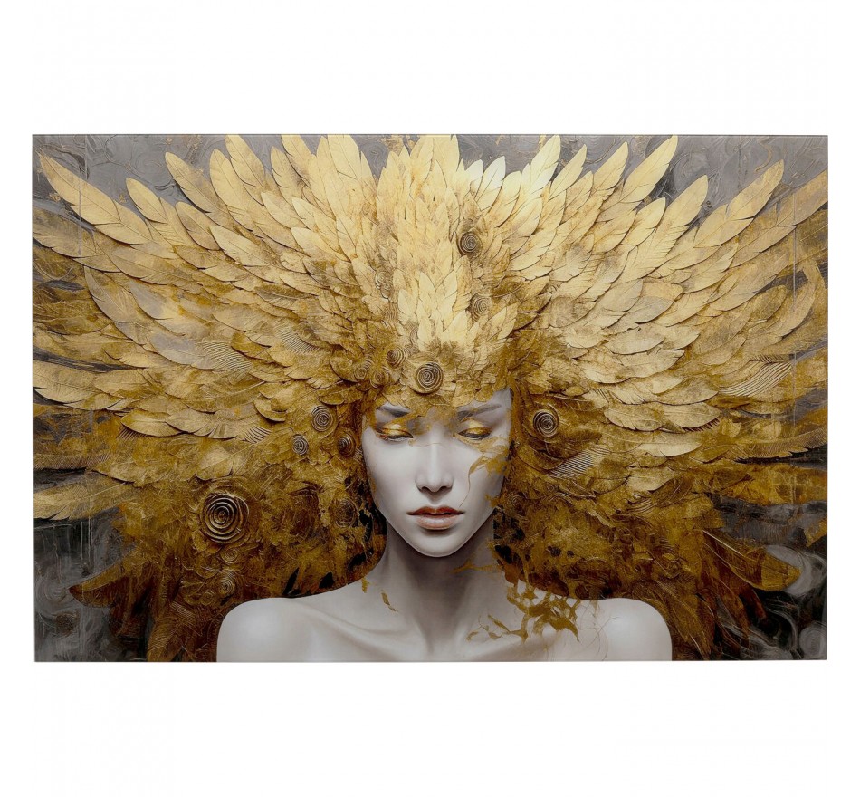 Wandfoto hemelse vrouw 120x80cm Kare Design Wandfoto hemelse vrouw 120x80cm Kare Design