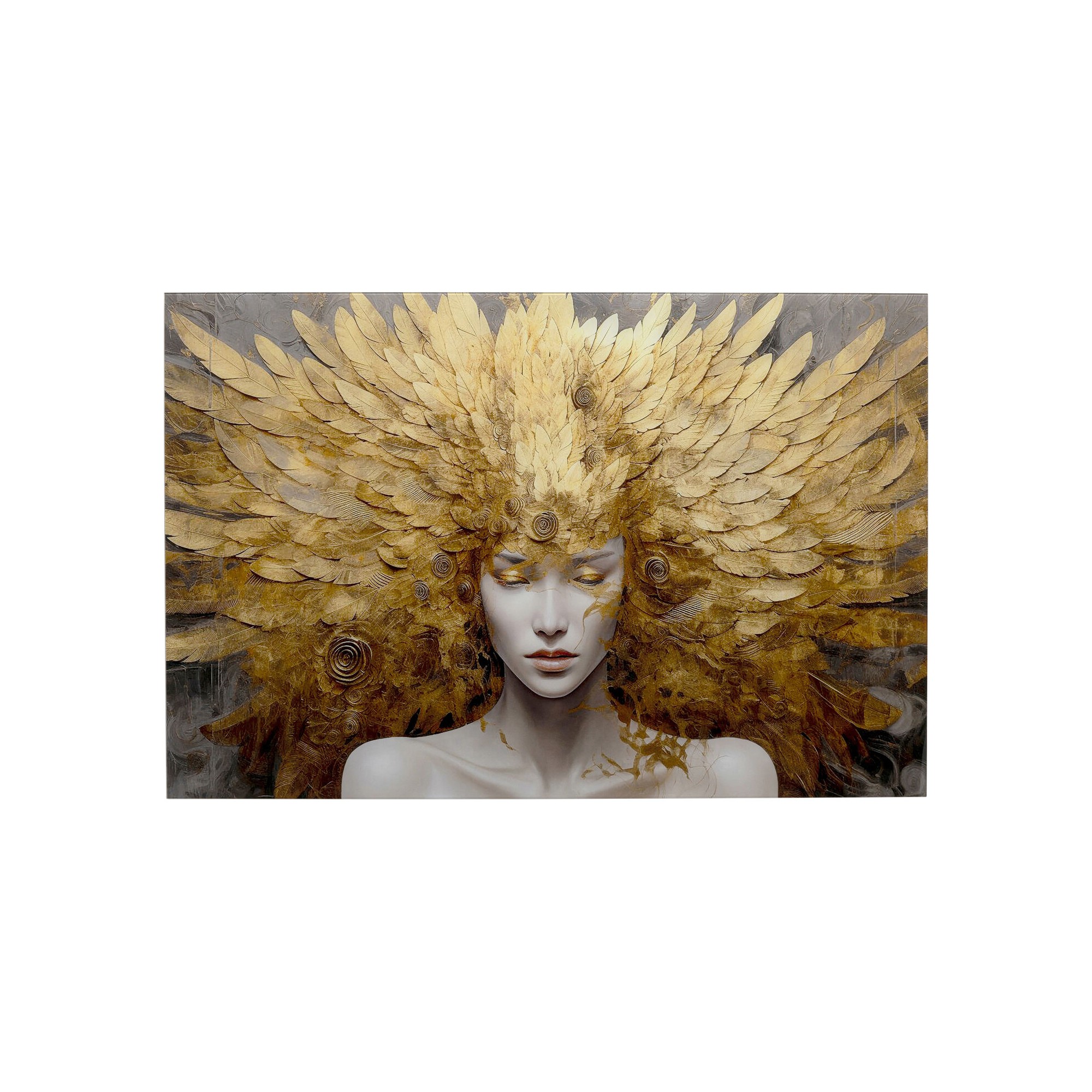 Wandfoto hemelse vrouw 120x80cm Kare Design