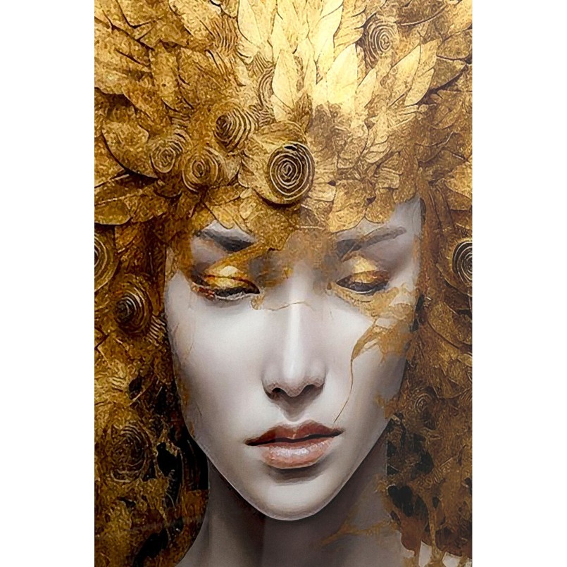 Wandfoto hemelse vrouw 120x80cm Kare Design