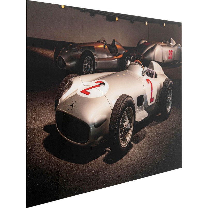 Glass Picture racing cars 120x80cm Kare Design