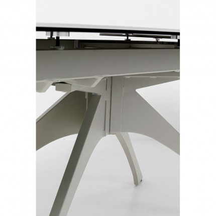 Uitschuifbare eettafel Lana 260x90cm beige Kare Design