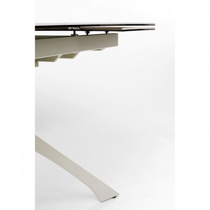 Uitschuifbare eettafel Lana 260x90cm beige Kare Design