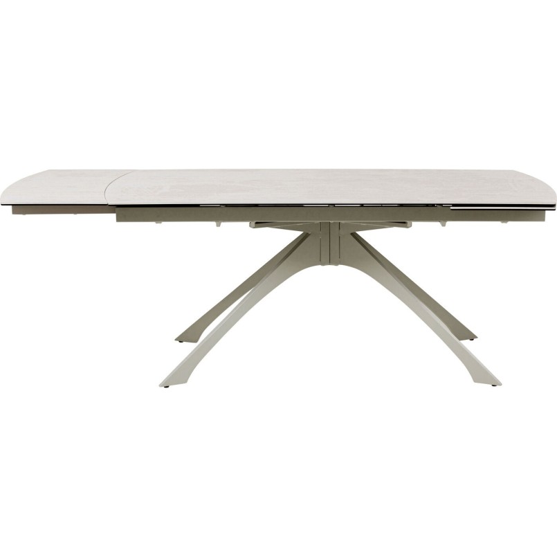 Table à rallonges Lana greige 180(40+40)x90cm