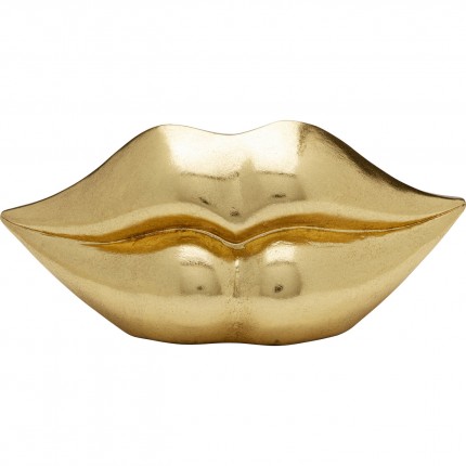 Money Box lips gold 13cm Kare Design
