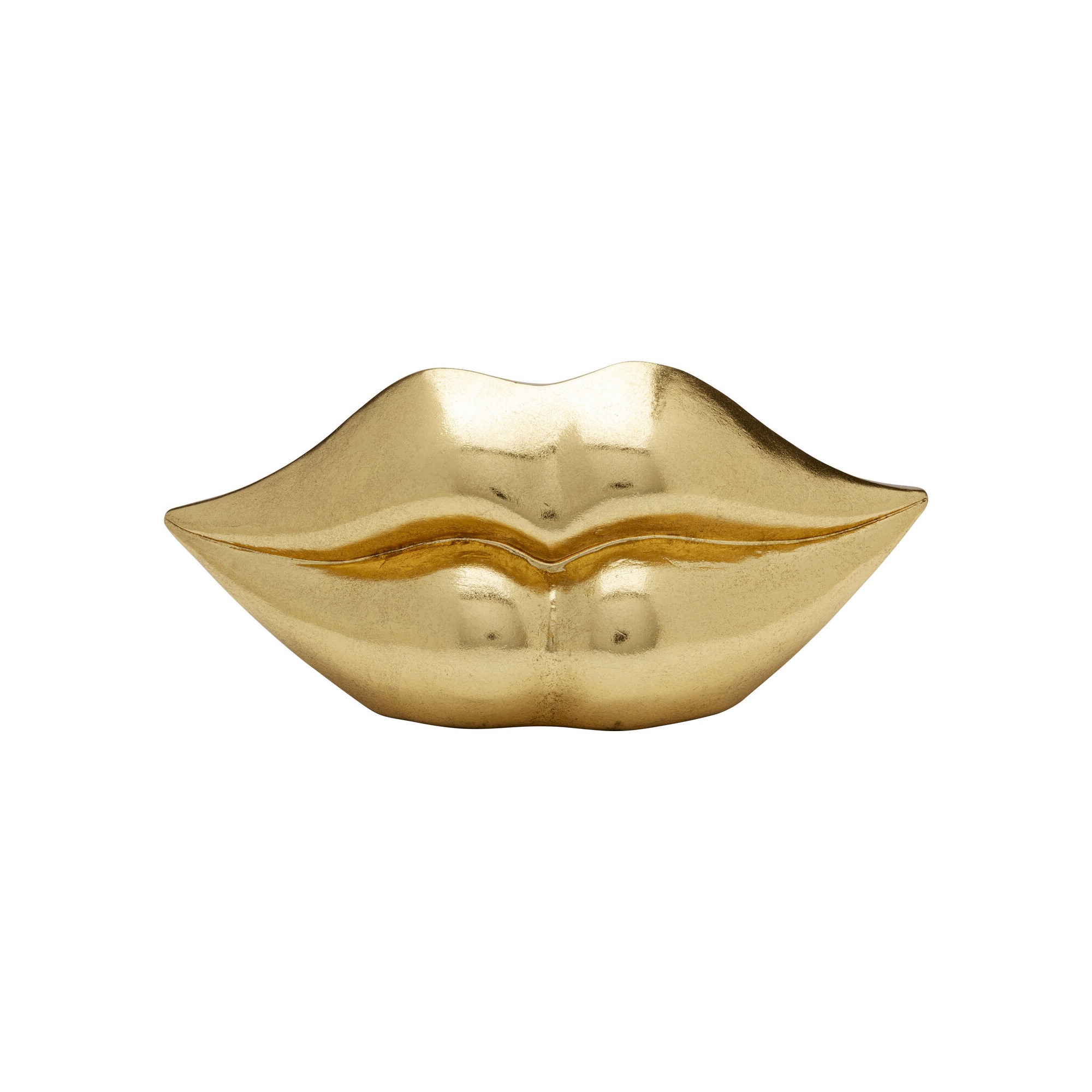 Tirelire Lips doré 13cm