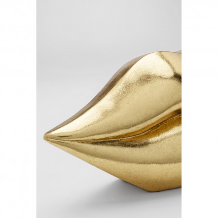 Money Box lips gold 13cm Kare Design