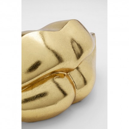 Spaarpot lippen goud 13cm Kare Design