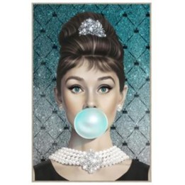 Tableau encadré Muse Bubble Diva 80x120cm