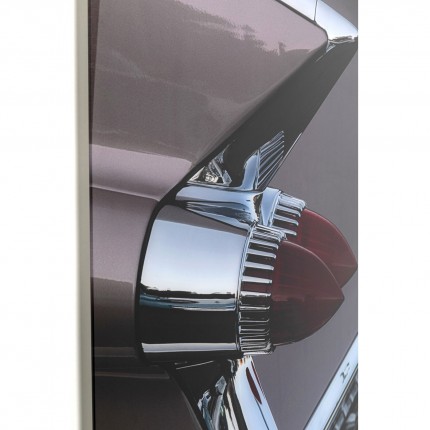 Wandfoto achterkant van de auto 80x120cm Kare Design