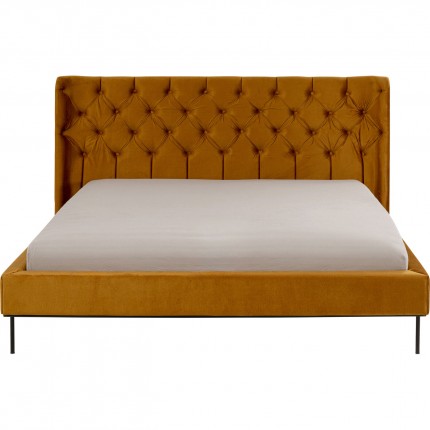 Bed Audrey 180x200cm fluweel oker Kare Design