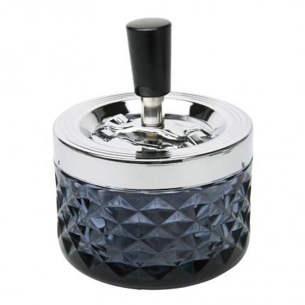 Asbak Cristallo zwart Kare Design