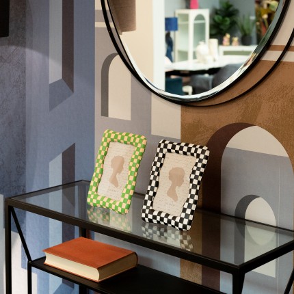 Picture Frame Checker 18x24cm black Kare Design