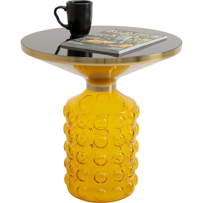 Table d appoint Lola jaune Ø50cm