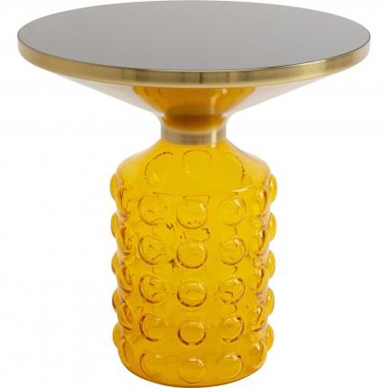 Bijzettafel Lola Ø50cm geel Kare Design