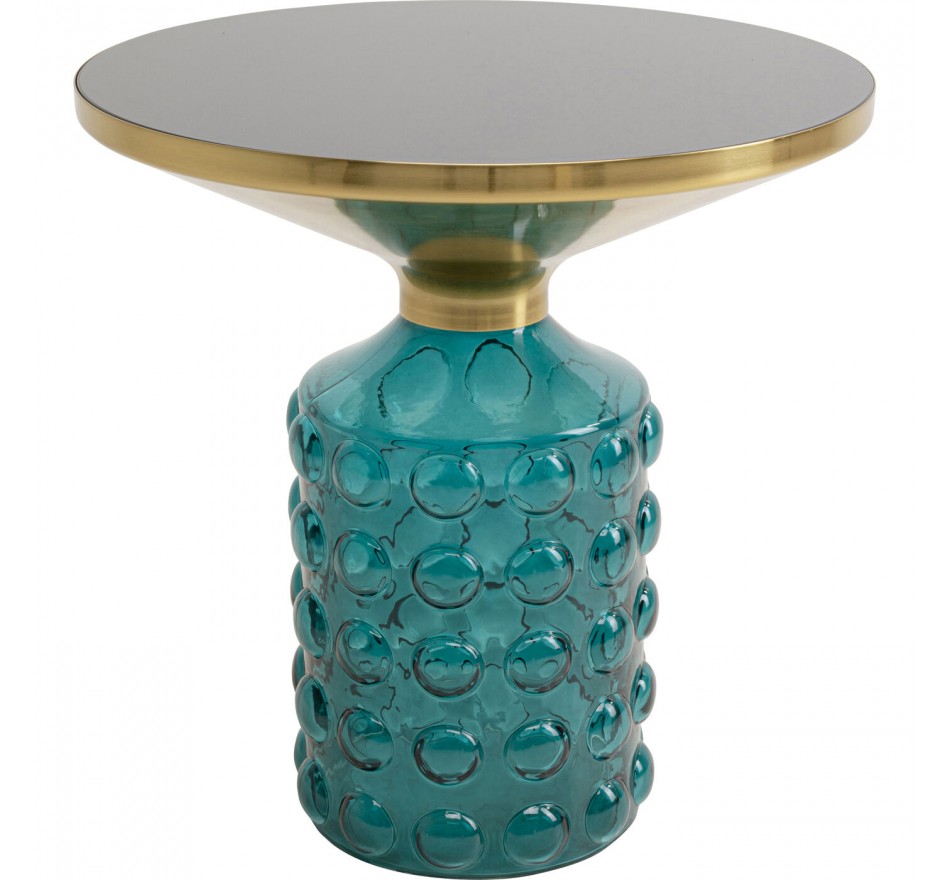 Bijzettafel Lola Ø50cm blauw Kare Design Bijzettafel Lola Ø50cm blauw Kare Design
