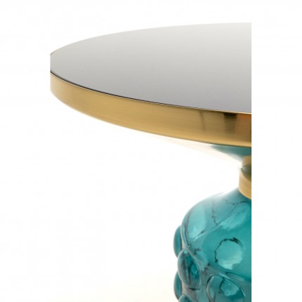 Bijzettafel Lola Ø50cm blauw Kare Design