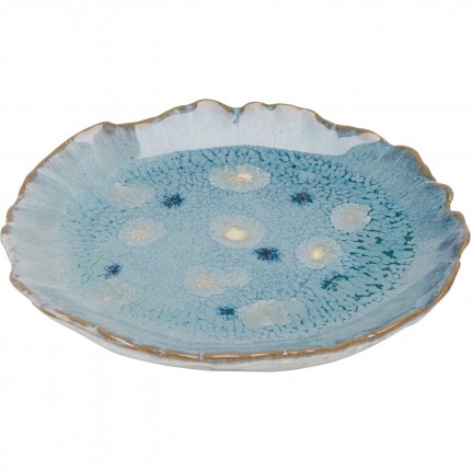 Borden Mina Ø14cm blauw (6/set)  Kare Design