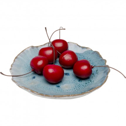 Borden Mina Ø14cm blauw (6/set)  Kare Design