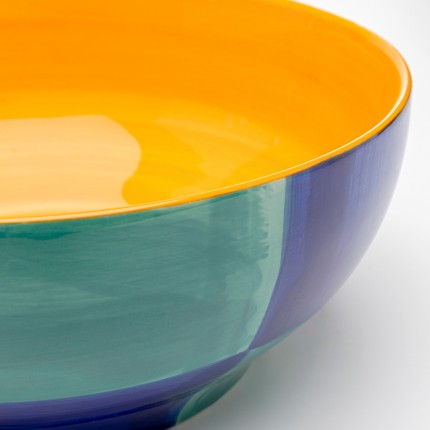 Serveerschaal Capri blauw Ø25cm Kare Design