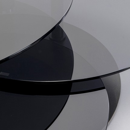 Salontafel Twist zwart 90cm Kare Design