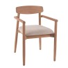 Outdoor chair with armrests Leandro Gescova