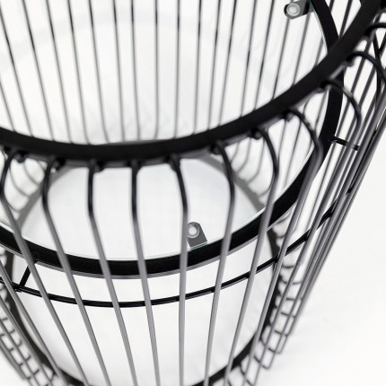 Bijzettafel Wire zwart 70cm Kare Design