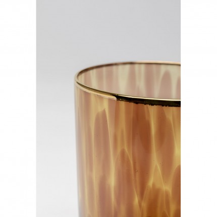 Waterglazen hoog Caramel 16cm (4/set) Kare Design