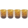 Waterglazen Caramel (4/set) Kare Design