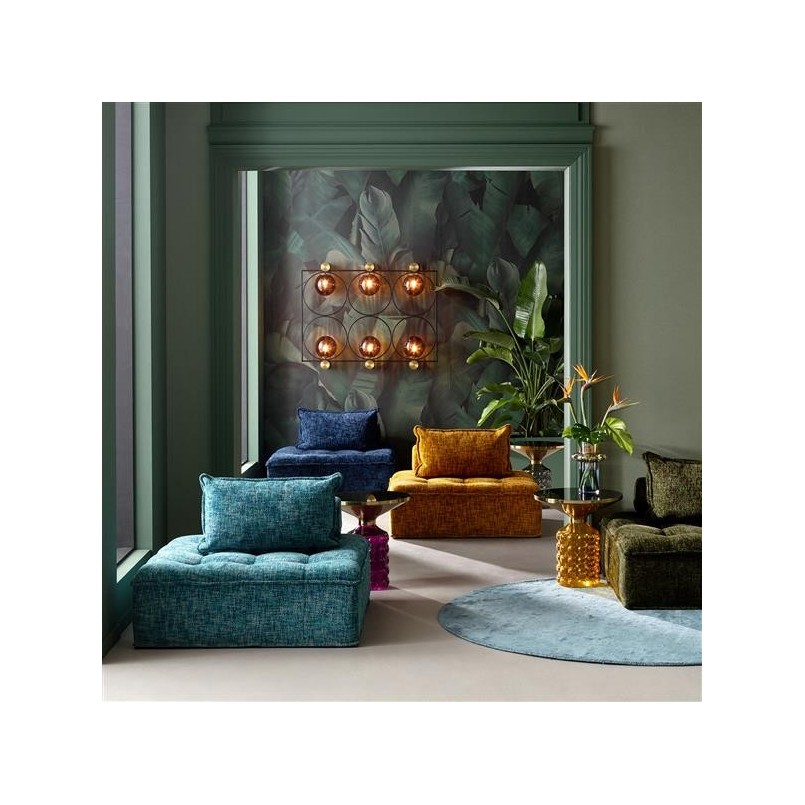 Bijzettafel Lola Ø50cm geel Kare Design