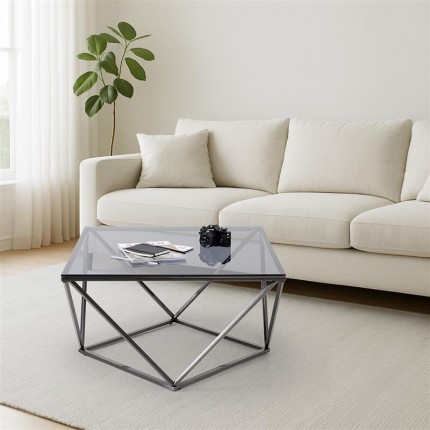 Coffee Table Cristallo 80x80cm graphite Kare Design Coffee Table Cristallo 80x80cm graphite Kare Design