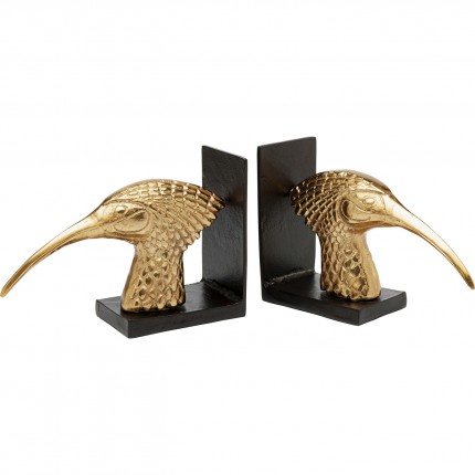 Boekensteun gouden vogels (2/Set) Kare Design