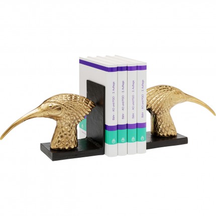 Boekensteun gouden vogels (2/Set) Kare Design