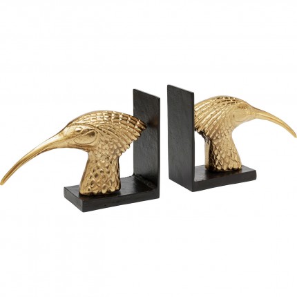 Boekensteun gouden vogels (2/Set) Kare Design