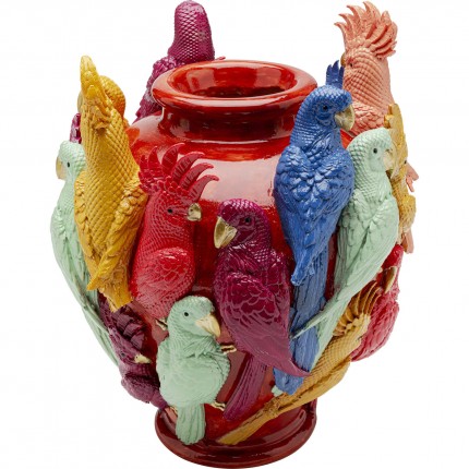 Vaas exotische vogels 35cm Kare Design