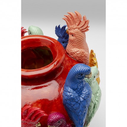 Vaas exotische vogels 35cm Kare Design